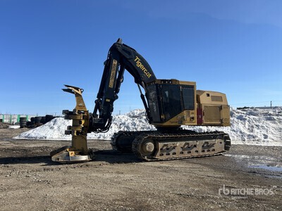 2018 Tigercat 855E Track Feller Buncher