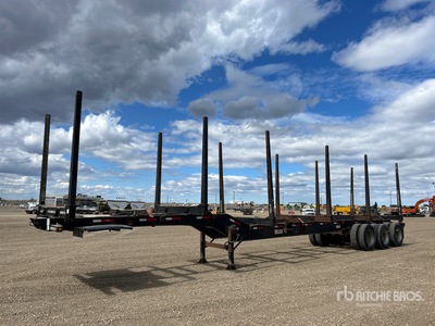 2005 Superior 50 ft Tri/A Hayrack Log Trailer