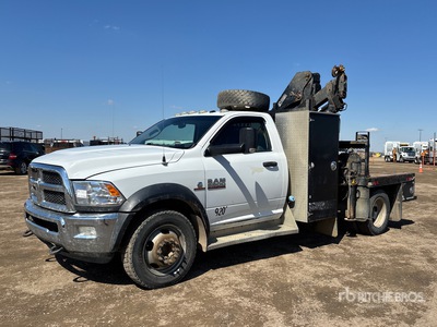 2012 Hiab 077BS CLX 3350 kg Knuckle Boom on 2016 Ram 5500HD 4x4 Boom Truck