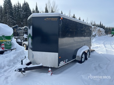 2019 Rainbow 14 ft T/A Enclosed Trailer