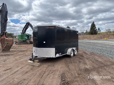 2019 Rainbow 14 ft T/A Enclosed Trailer