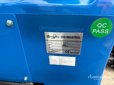 2026 CFG DM20YM Mini Excavator (Unused)