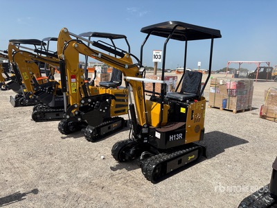 2026 CFG H13R Mini Excavator (Unused)