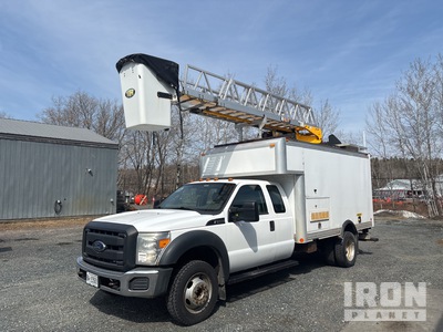 2012 Robert Hydraulique INC RHL37 26 ft on 2012 Ford F-550 XL 4x2 Extended Cab Fiber Optics 高所作業車