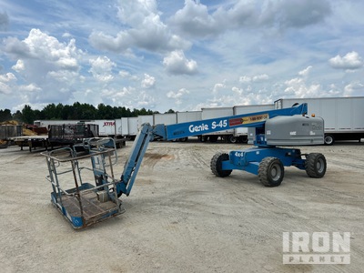 2018 GENIE S-45 4WD Diesel Telescopic Boom Lift