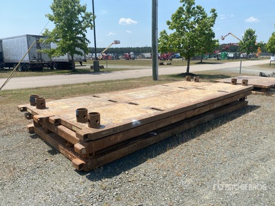 Quantity of (4) 20 ft x 8 ft- 20 ft x 4 ft Bouclier d'avancement