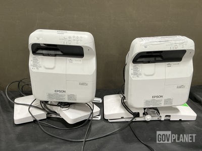 (2) Epson PowerLite 680 Short-Throw Projectors