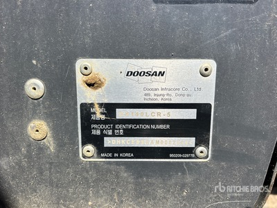 2021 Doosan DX140LCR-5 Tracked Excavator