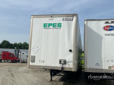 2016 Wabash DVCVHPC 53 ft x 102 in T/A Van Trailer