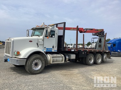 2018 Palfinger M13A71 9650 lb Knuckle Boom on 2019 Peterbilt 365 8x4 Boom Truck