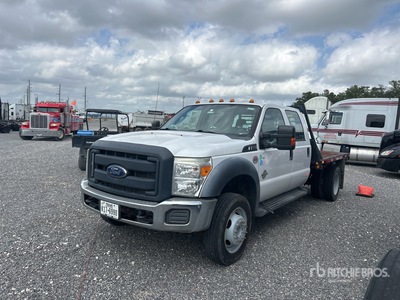 2015 Ford F-550 XL 4x2 Crew Cab Camión Caja Abierta (Inoperable)