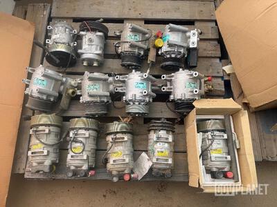 Lot of 13- A/C Compressors Will ship on pallet 42 x 42 x 12. 185 lbs