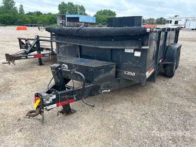 2020 Texas Pride DT71414KBP 14 ft T/A Rimorchio Leggero Ribaltabile