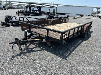 2019 Big Tex 10P1-18BK 18 ft T/A Utility Trailer