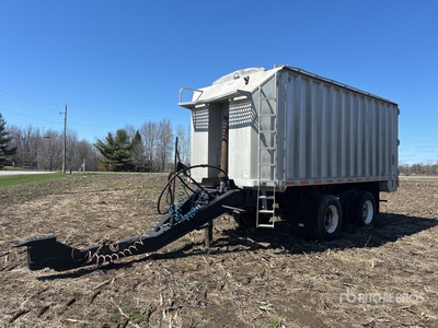 1990 Walinga BBU 19 ft T/A End Dump مقطورة للحبوب