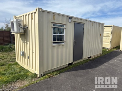 TTK 1 20 ft x 8 ft 5 Person Skid-Mounted 8x20 secure, mobile office Mobilne biuro (Unused)