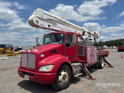2013 Altec AA55E 55 ft on 2013 Kenworth T370 4x2 Bucket Truck