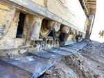 Undercarriage with Left Track Rollers