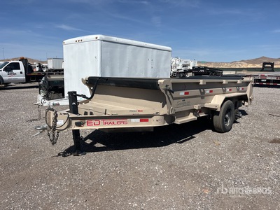 ED Trailers 14 ft T/A Dump Utility Trailer (Inoperable)