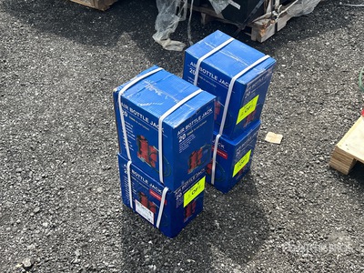 Quantity of (4) 2024 Powertek 20T Air Bottle Gato (Unused)