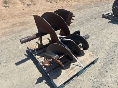 Quantity of (3) Excavator Auger - Fits Bobcat E32