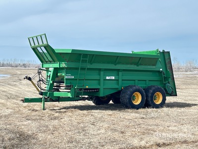 2008 Bunning Lowlander 230 Dry Spinner 4 Wheel Floater Manure Spreader