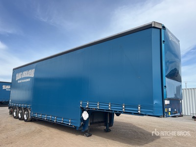 2021 Vawdrey 12.9 m Tri/A Double Drop Curtain Side Trailer