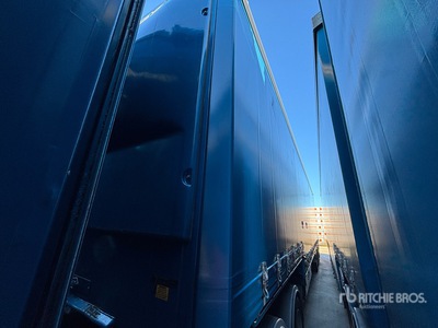 2018 Vawdrey 13.5 m Tri/A Step Deck Zijtrailer met gordijn