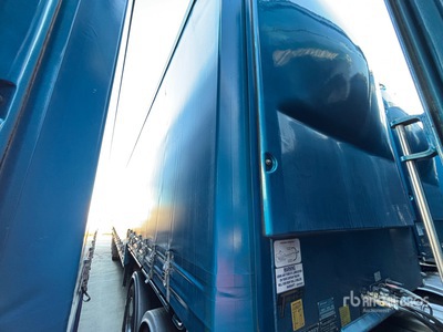 2021 Vawdrey 13.5 m Tri/A Step Deck Zijtrailer met gordijn