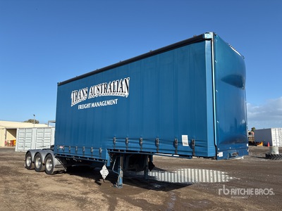 2018 Barker 7.3 m Tri/A B-Double Lead Step Deck Curtain Side Trailer