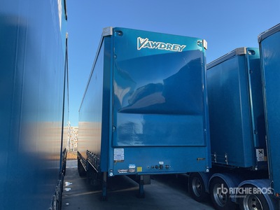 2021 Vawdrey 13.5 m Tri/A Step Deck Zijtrailer met gordijn