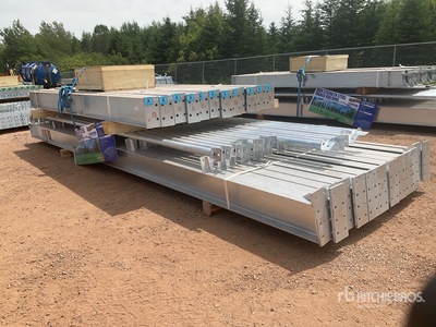 2026 BLUESEA L100FT x W50 FTx H18FT 50 ft x 100 ft x 18 ft Steel Frame Only مبنى التخزين  (Unused)