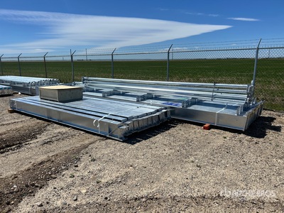 2026 BLUESEA 50 ft x 100 ft x 18 ft Steel Frame Only 貯蔵庫 (Unused)