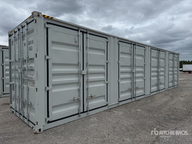 2026 40 ft High Cube Multi-Door Storage Container