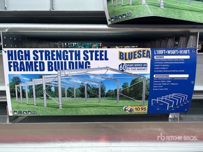 2026 BLUESEA 50 ft x 100 ft Storage Building (Unused)