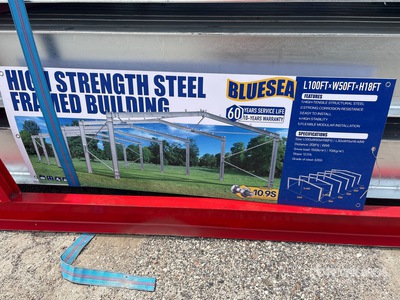 2026 BLUESEA 50 ft x 100 ft Storage Building (Unused)