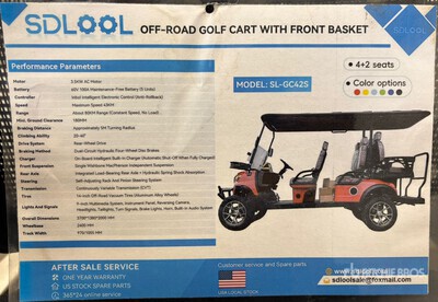 2026 SDLOOL GC42S Off Road Golf Cart Golf Cart (Unused)