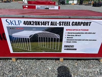 2026 SKLP SK-SC40 48FTx 30FTx 17FT Large Scale Storage Shed Tents and Tent Components (Unused)