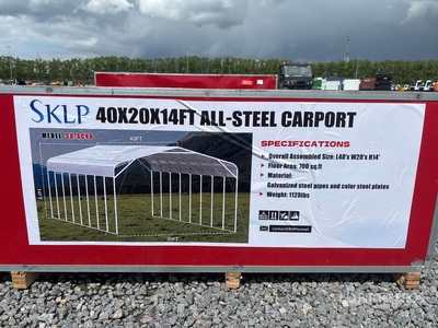 2026 SKLP SK-SC40 48FTx 30FTx 17FT Large Scale Storage Shed Tents and Tent Components (Unused)