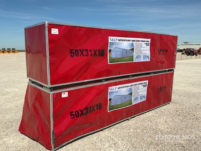 2026 SKLP SK-S5031 50FTx 31FTx 18FT Large Scale Storage Shed Tende e componenti (Unused)