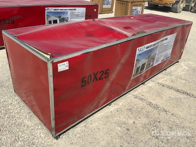 2026 SKLP SK-S5025 50x25FT Metal Livestock Shelter Tende e componenti (Unused)