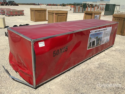 2026 SKLP SK-S5025 50x25FT Metal Livestock Shelter Tende e componenti (Unused)
