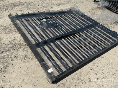 2026 SKLP SK-14BL 14 Ft. Bl-parting wrought iron gate Portes (Unused)