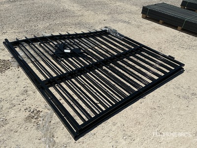 2026 SKLP SK-14BL 14 Ft. Bl-parting wrought iron gate Portes (Unused)