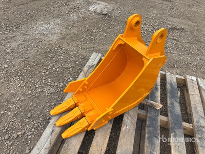 2026 GIYI GY-BK 12 in Digging Mini Excavator Bucket - Fits Cat 305 (Unused)