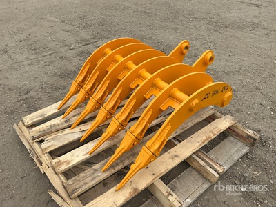2026 GIYI 43 in Excavator Rake - Fits Cat 305 (Unused)