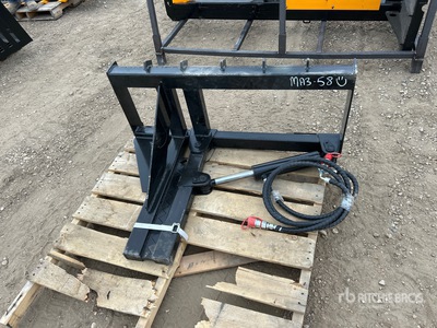 2026 GIYI TP25 25 in Skid Steer Post Puller (Unused)