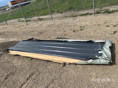 Quantity of (50) 2026 SKLP SKH50 12 Ft x 3 Ft Corrugated Tin Siding (Unused)