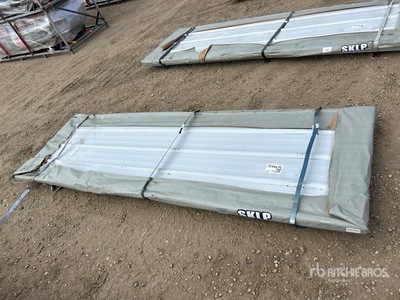 Quantity of (50) 2026 SKLP SK-XH50 10 Ft x 3 Ft Corrugated Tin Siding (Unused)