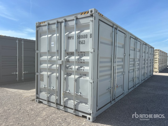2026 40 ft High Cube Multi-Door Storage Container